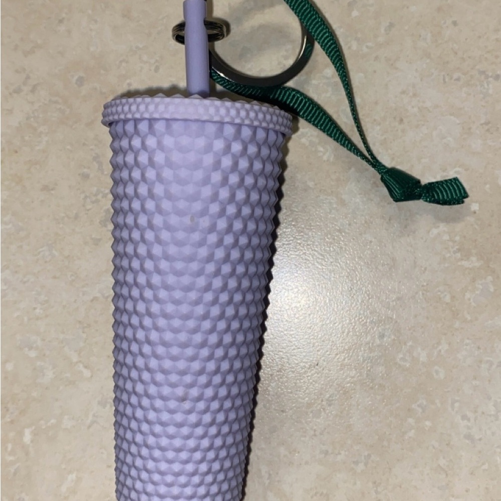 Starbucks Purple Tumbler Keychain